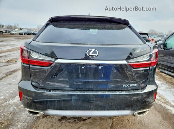 2T2BZMCA7KC178356 2019 LEXUS RX Черный Вид сзади
