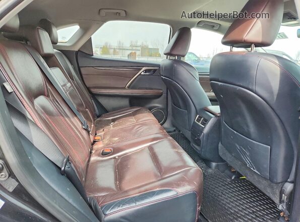 2T2BZMCA7KC178356 2019 LEXUS RX Черный Вид задней части салона