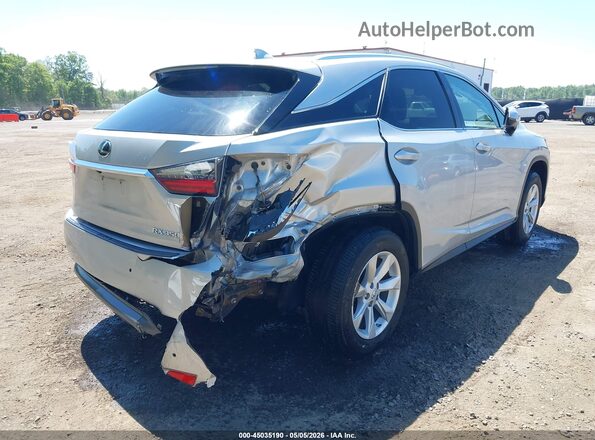 2T2BZMCA8HC080378 2017 LEXUS RX 350 Silver Tył prawy