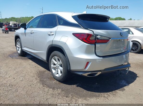2T2BZMCA8HC080378 2017 LEXUS RX 350 Silver Tył lewy