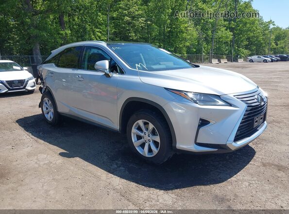 2T2BZMCA8HC080378 2017 LEXUS RX 350 Silver Przód prawy