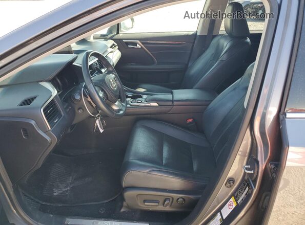 2T2BZMCA9GC017451 2016 LEXUS RX Серый Вид салона спереди