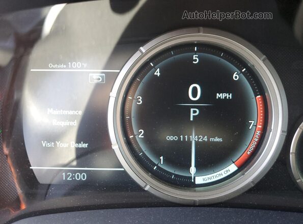 2T2BZMCA9GC017451 2016 LEXUS RX Серый Вид щитка приборов
