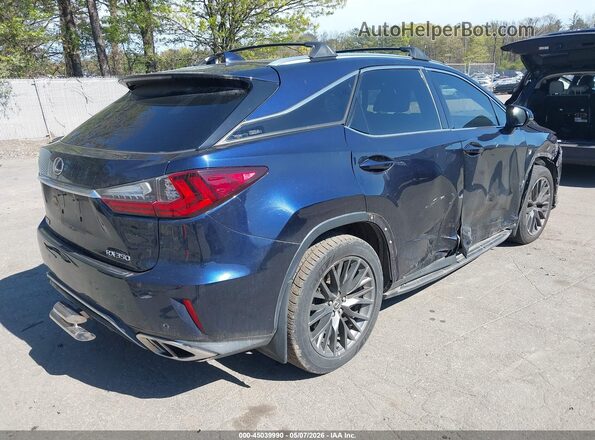 2T2BZMCA9GC024996 2016 LEXUS RX 350 Dark Blue Задняя правая четверть