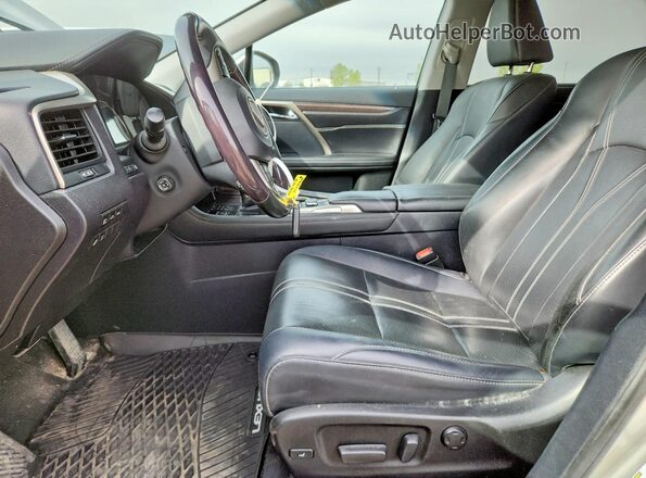 2T2BZMCA9JC138259 2018 LEXUS RX Серый Вид салона спереди