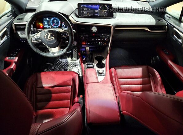 2T2BZMCA9JC143817 2018 LEXUS RX Белый Вид панели приборов