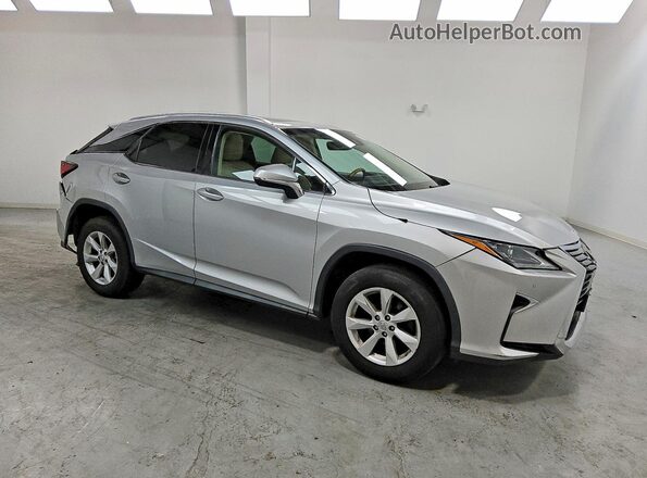 2T2BZMCAXHC069088 2017 LEXUS RX Silver Delantero derecho