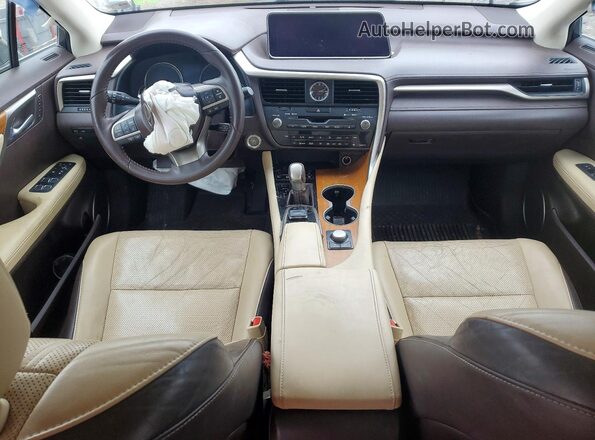 2T2BZMCAXHC090961 2017 LEXUS RX Белый Вид панели приборов