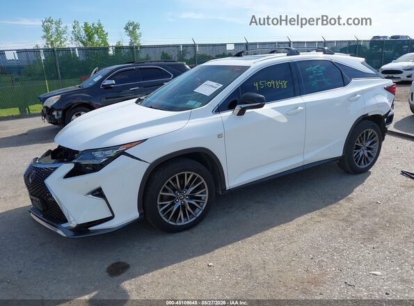 2T2BZMCAXJC165437 2018 LEXUS RX 350 Белый Передняя левая четверть