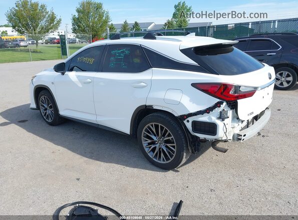 2T2BZMCAXJC165437 2018 LEXUS RX 350 Белый Задняя левая четверть