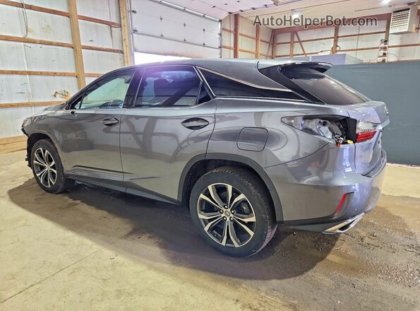 2T2BZMCAXJC167477 2018 LEXUS RX Gray Trasero izquierdo