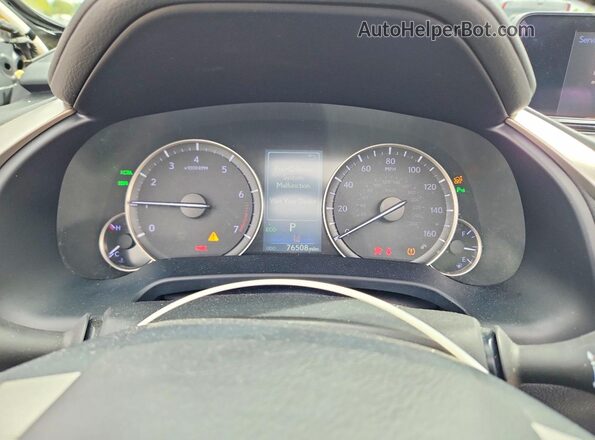2T2BZMCAXJC167477 2018 LEXUS RX Gray Vista del cuadro de instrumentos