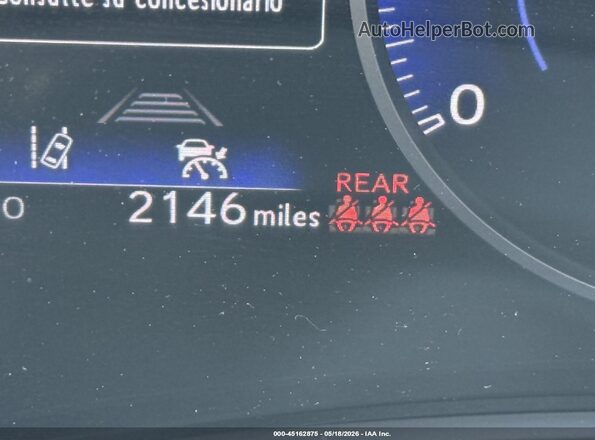 2T2GGCEZ2TC111951 2026 LEXUS NX 350 Gray Հետևի նստատեղերի տեսք