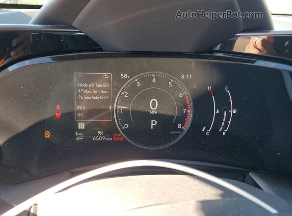 2T2GGCEZ3PC025084 2023 LEXUS NX Green Вид щитка приладів
