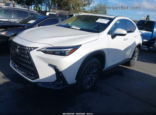 2T2GGCEZ4PC025689 2023 LEXUS NX 350 White წინა მარცხენა ხედი სამი მეოთხედიდან