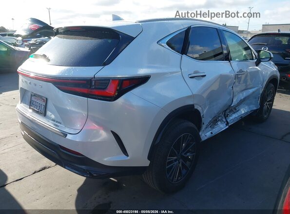 2T2GGCEZ4PC025689 2023 LEXUS NX 350 White უკანა მარჯვენა