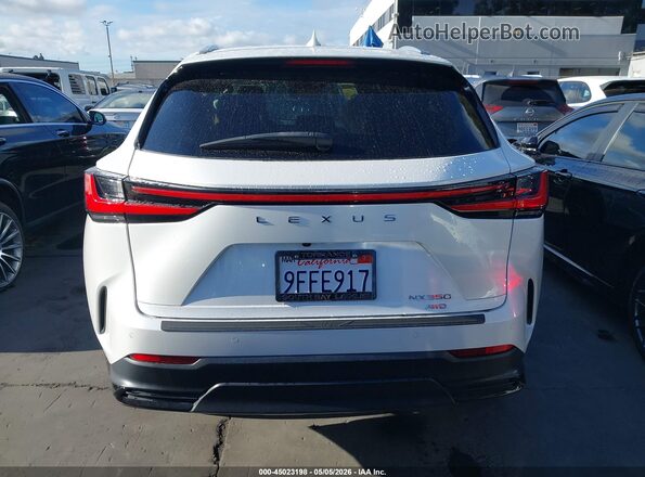 2T2GGCEZ4PC025689 2023 LEXUS NX 350 White 