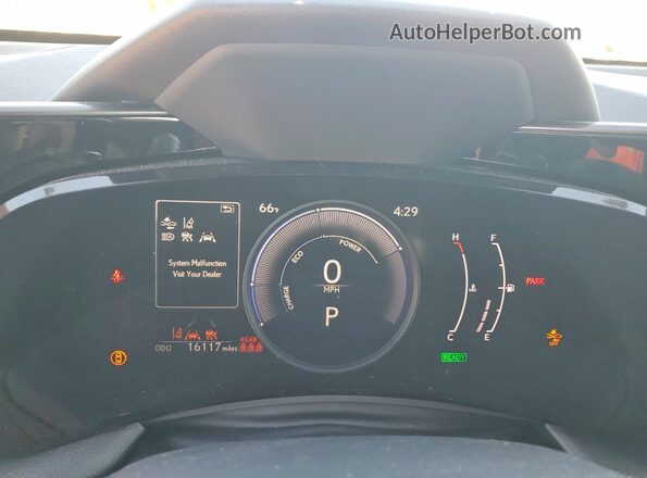2T2GKCEZ2RC017575 2024 LEXUS NX Gray Vista del cuadro de instrumentos