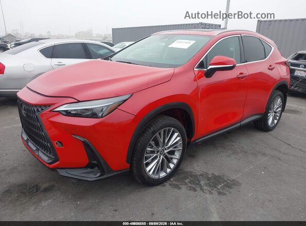 2T2GKCEZ4SC042046 2025 LEXUS NX 350H Красный Передняя левая четверть
