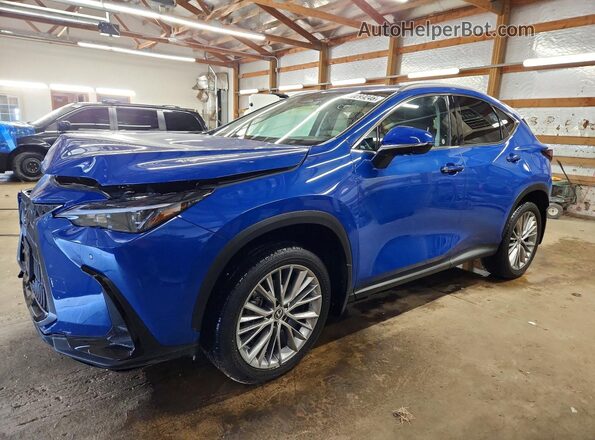 2T2GKCEZ7SC036015 2025 LEXUS NX Blue წინა მარცხენა ხედი სამი მეოთხედიდან