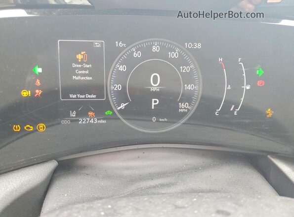 2T2GKCEZ8RC023641 2024 LEXUS NX Black Սարքավորումների վահանակի տեսք