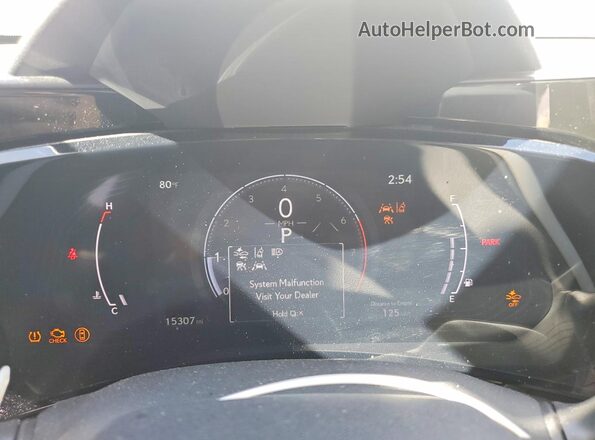 2T2HGCEZ5NC010216 2022 LEXUS NX Белый Вид щитка приборов