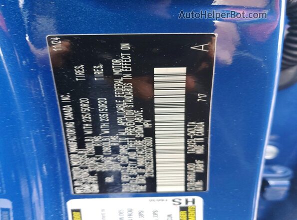 2T2HGCEZ8SC073600 2025 LEXUS NX Синий Вид подкапотного пространства
