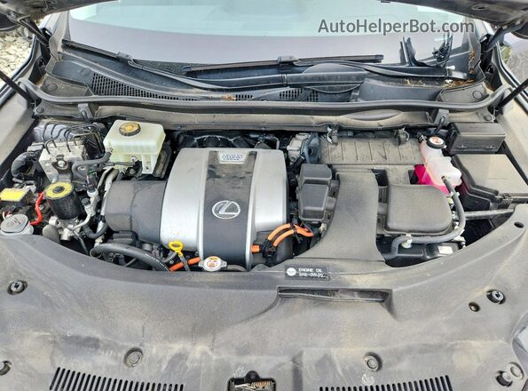 2T2HGMDA5MC065927 2021 LEXUS RX Gray Vista del compartimento del motor