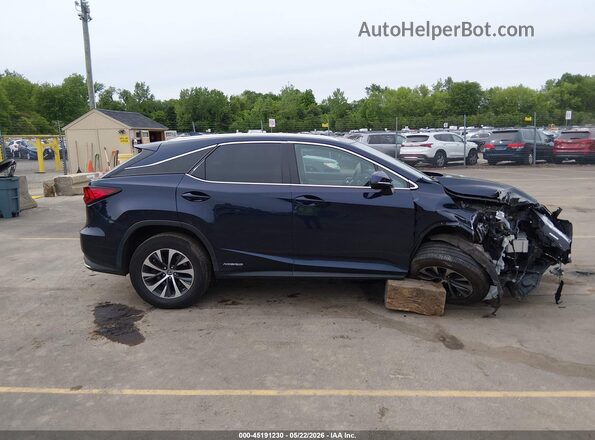 2T2HGMDA9MC057670 2021 LEXUS RX 450H Blue Widok wnętrza z tyłu