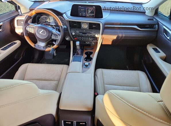 2T2HZMAA0LC166287 2020 LEXUS RX White Dashboard view