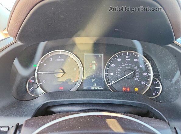 2T2HZMAA0LC166287 2020 LEXUS RX White Instrument cluster view