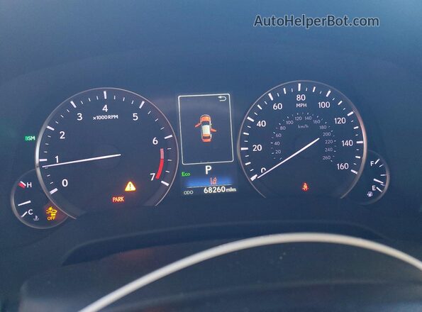2T2HZMAA3NC227683 2022 LEXUS RX Синий Вид щитка приборов