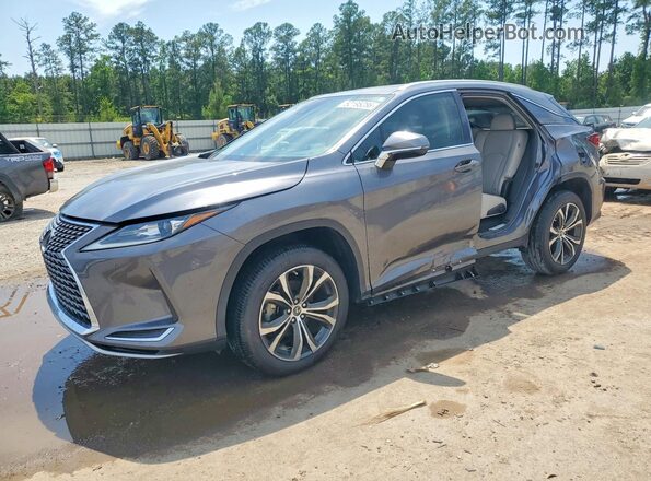 2T2HZMAA6LC170196 2020 LEXUS RX Charcoal Առջևի ձախ երեք քառորդ տեսարան