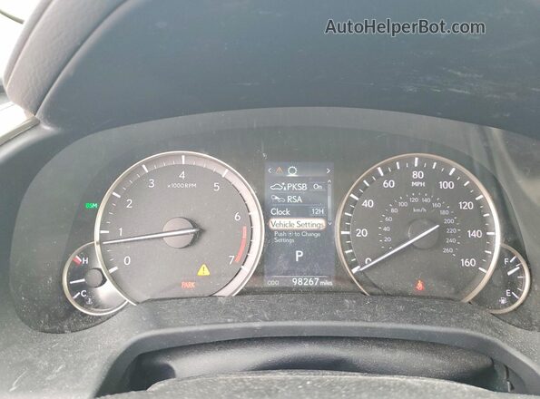 2T2HZMDA0MC283414 2021 LEXUS RX Blue Widok zestawu wskaźników