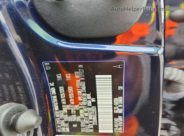 2T2HZMDA3LC229331 2020 LEXUS RX Blue Вид підкапотного простору