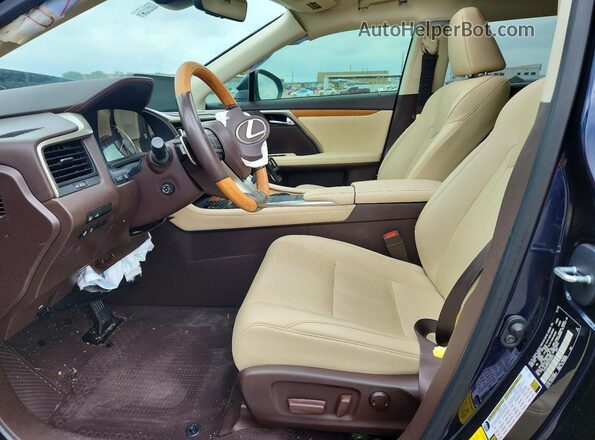 2T2HZMDA3LC229331 2020 LEXUS RX Blue Вид салону спереду