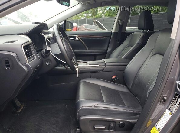 2T2HZMDA3LC241446 2020 LEXUS RX Gray Widok wnętrza z przodu