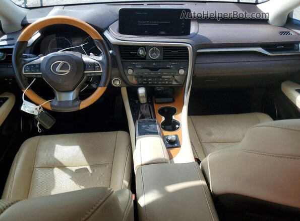 2T2HZMDA4LC218497 2020 LEXUS RX Черный Вид панели приборов
