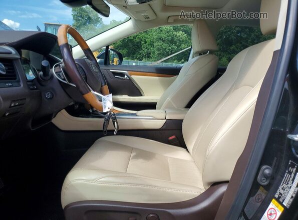 2T2HZMDA4LC218497 2020 LEXUS RX Черный Вид салона спереди