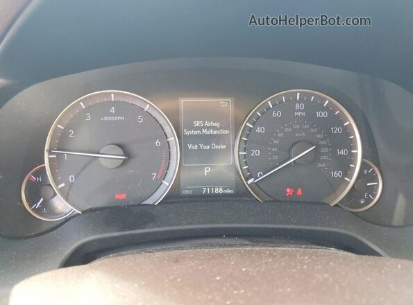 2T2HZMDA4LC218497 2020 LEXUS RX Черный Вид щитка приборов