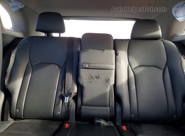 2T2HZMDA4LC229970 2020 LEXUS RX Gray Widok tylnych siedzeń