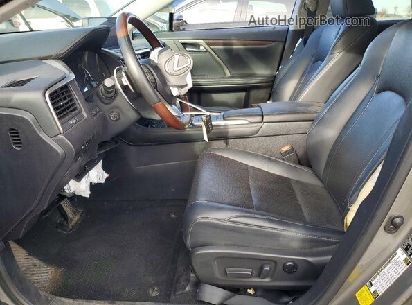 2T2HZMDA4LC229970 2020 LEXUS RX Gray Widok wnętrza z przodu
