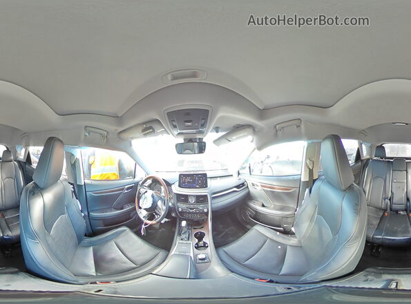 2T2HZMDA4LC229970 2020 LEXUS RX Gray Widok wnętrza 360 stopni