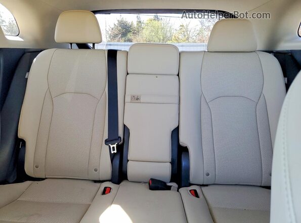 2T2HZMDA4MC270312 2021 LEXUS RX Cream უკანა სავარძლების ხედი