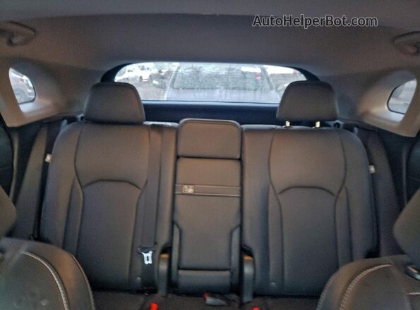 2T2HZMDA5LC250486 2020 LEXUS RX Gray Widok tylnych siedzeń