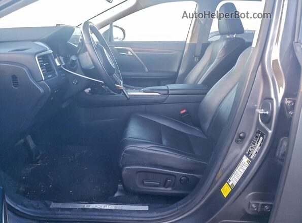 2T2HZMDA5LC250486 2020 LEXUS RX Gray Widok wnętrza z przodu