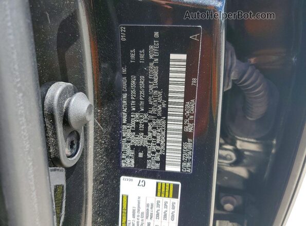 2T2HZMDA5NC330874 2022 LEXUS RX Черный Панорамный вид салона 360°