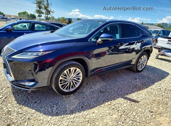2T2JZMAA9LC168542 2020 LEXUS RX Синий Передняя левая четверть
