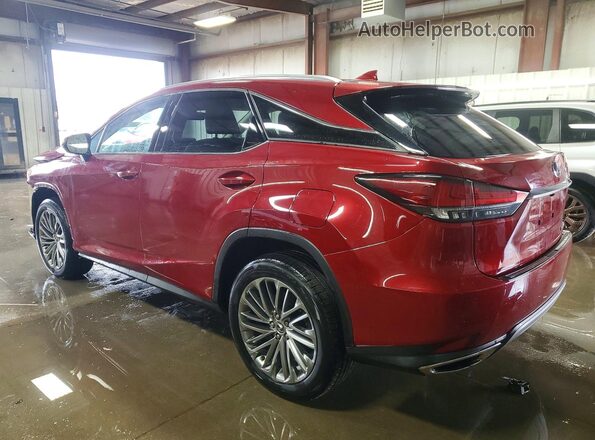 2T2JZMDA0MC299839 2021 LEXUS RX Red Tył lewy