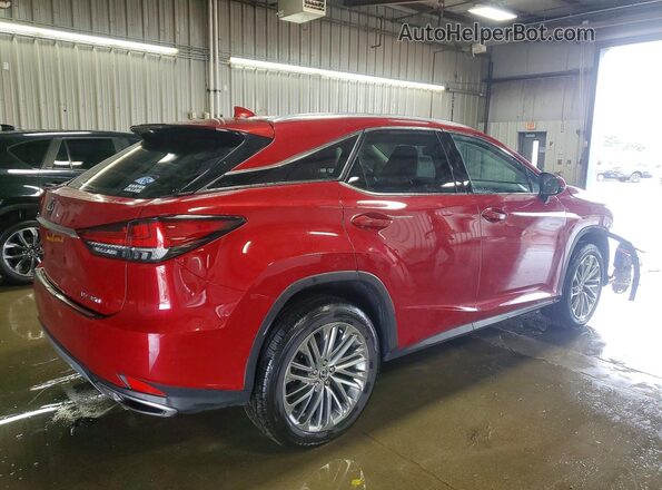 2T2JZMDA0MC299839 2021 LEXUS RX Red Tył prawy